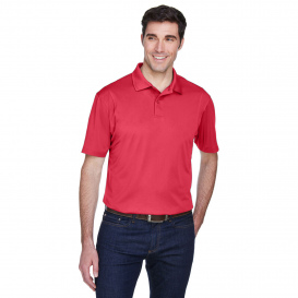 Harriton M354 Micro Pique Polo - Red