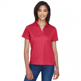 Harriton M354W Ladies Micro Pique Polo - Red