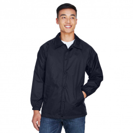 Harriton M775 Adult Nylon Staff Jacket - Navy