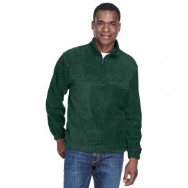 Harriton M980 Adult 8 oz. 1/4-Zip Fleece Pullover - Hunter