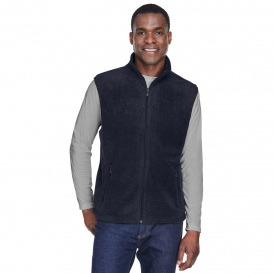 Harriton M985 Adult 8 oz. Fleece Vest - Navy