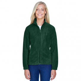 Harriton M990W Ladies 8 oz. Full Zip Fleece - Hunter