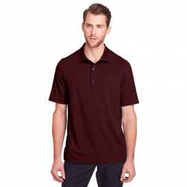 North End NE100 Men\'s Jaq Snap-Up Stretch Performance Polo - Burgundy 