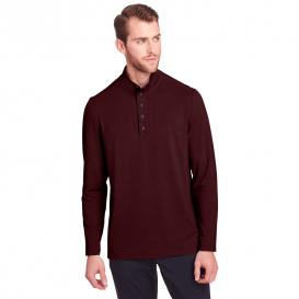 North End NE400 Men\'s Jaq Snap-Up Stretch Performance Pullover - Burgundy