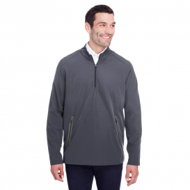 North End NE401 Men\'s Quest Stretch Quarter-Zip - Carbon/Black