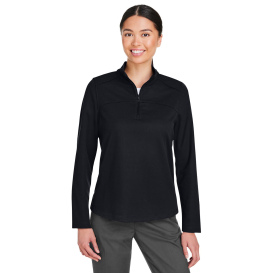 North End NE412W Ladies Express Tech Performance Quarter-Zip - Black