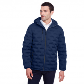 North End NE708 Men\'s Loft Puffer Jacket - Classic Navy/Carbon