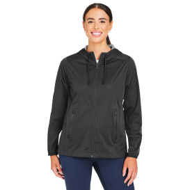 North End NE75W Ladies Network Lightweight Jacket - Carbon Heather