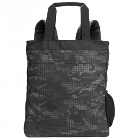 North End NE901 Convertible Backpack Tote - Black/Carbon