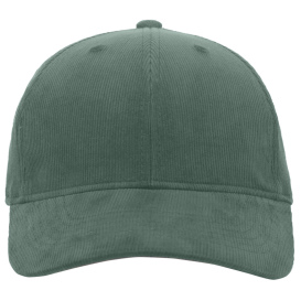 Pacific Headwear P206 Hybrid Corduroy Dad Cap - Olive