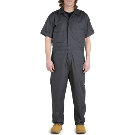Berne P700 Axle Short Sleeve Coverall - Charcoal
