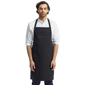 Reprime RP102 Organic Cotton Bib Apron - Black