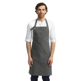 Reprime RP130 Unisex Calibre Heavy Cotton Canvas Bib Apron - Dark Grey