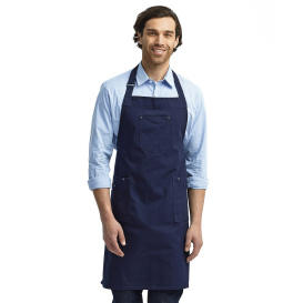 Reprime RP132 Unisex Cotton Chino Bib Apron - Navy