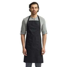 Reprime RP150 Unisex Colours Sustainable Bib Apron - Black