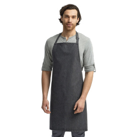 Reprime RP150 Unisex Colours Sustainable Bib Apron - Black Denim