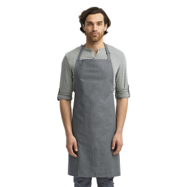 Reprime RP150 Unisex Colours Sustainable Bib Apron - Grey Denim