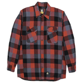 Berne SH69T Tall Timber Flannel Shirt Jacket - Plaid Red