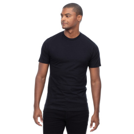 Threadfast T1001 Unisex Epic Collection CVC T-Shirt - Solid Black