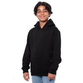 Threadfast T2000B Epic Youth Fleece Pullover Hooded Sweatshirt - Black