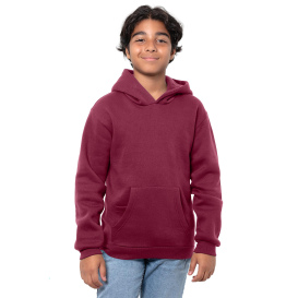 Threadfast T2000B Epic Youth Fleece Pullover Hooded Sweatshirt - Maroon