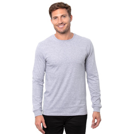 Threadfast T3000 Epic Unisex Long Sleeve T-Shirt - Heather Grey