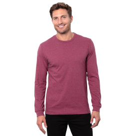 Threadfast T3001 Epic Unisex CVC Long Sleeve T-Shirt - Heather Maroon