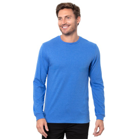 Threadfast T3001 Epic Unisex CVC Long Sleeve T-Shirt - Royal Heather