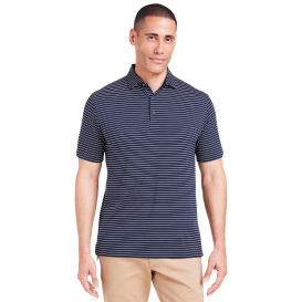 tasc TM546Y Cloud Lightweight Polo Brookline Stripe - Classic Navy/White