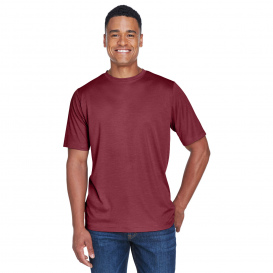 Team 365 TT11H Men\'s Zone Performance T-Shirt - Sport Maroon Heather