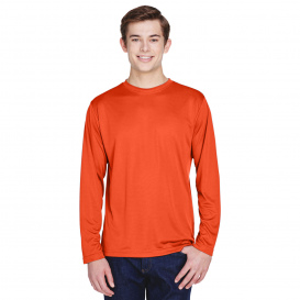 Team 365 TT11L Men\'s Zone Performance Long Sleeve T-Shirt - Sport Orange