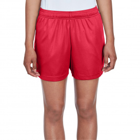 Team 365 TT11SHW Ladies Zone Performance Shorts - Sport Red