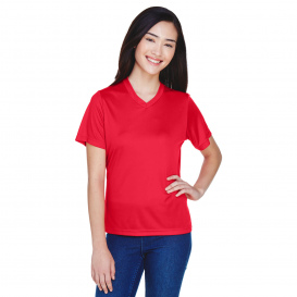 Team 365 TT11W Ladies Zone Performance T-Shirt - Sport Red