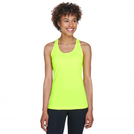 Team 365 TT11WRC Ladies Zone Performance Racerback Tank - Safety Yellow