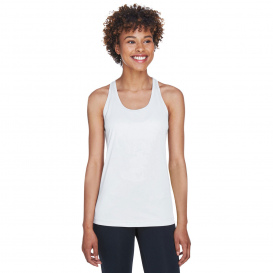 Team 365 TT11WRC Ladies Zone Performance Racerback Tank - White