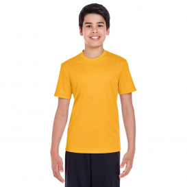 Team 365 TT11Y Youth Zone Performance T-Shirt - Sport Athletic Gold