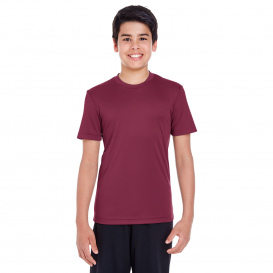 Team 365 TT11Y Youth Zone Performance T-Shirt -Sport Maroon