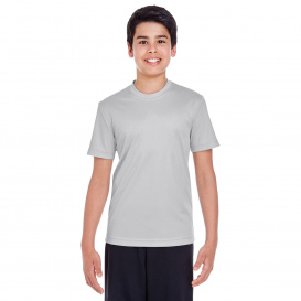 Team 365 TT11Y Youth Zone Performance T-Shirt - Sport Silver