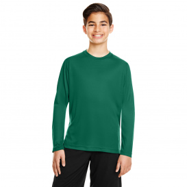 Team 365 TT11YL Youth Zone Performance Long Sleeve T-Shirt - Sport Forest