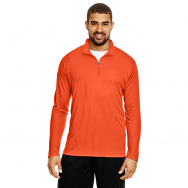 Team 365 TT31 Men\'s Zone Performance Quarter-Zip - Sport Orange