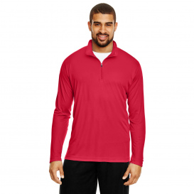 Team 365 TT31 Men\'s Zone Performance Quarter-Zip - Sport Red