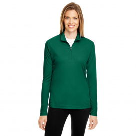 Team 365 TT31W Ladies Zone Performance Quarter-Zip - Sport Forest