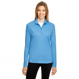 Team 365 TT31W Ladies Zone Performance Quarter-Zip - Sport Light Blue