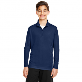 Team 365 TT31Y Youth Zone Performance Quarter-Zip - Sport Dark Navy