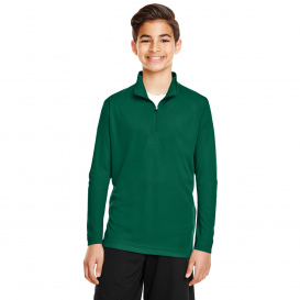 Team 365 TT31Y Youth Zone Performance Quarter-Zip - Sport Forest