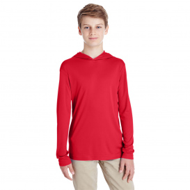 Team 365 TT41Y Youth Zone Performance Hoodie - Sport Red