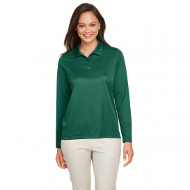 Team 365 TT51LW Ladies Zone Performance Long Sleeve Polo - Sport Forest