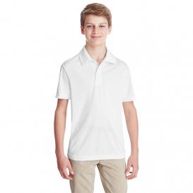 Team 365 TT51Y Youth Zone Performance Polo - White