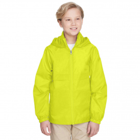 Team 365 TT73Y Youth Zone Protect Lightweight Jacket - Safety Yellow