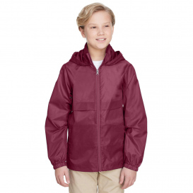 Team 365 TT73Y Youth Zone Protect Lightweight Jacket - Sport Maroon